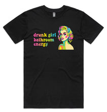 Load image into Gallery viewer, Esōes  Drunk Girl Bathroom Energy T-Shirt
